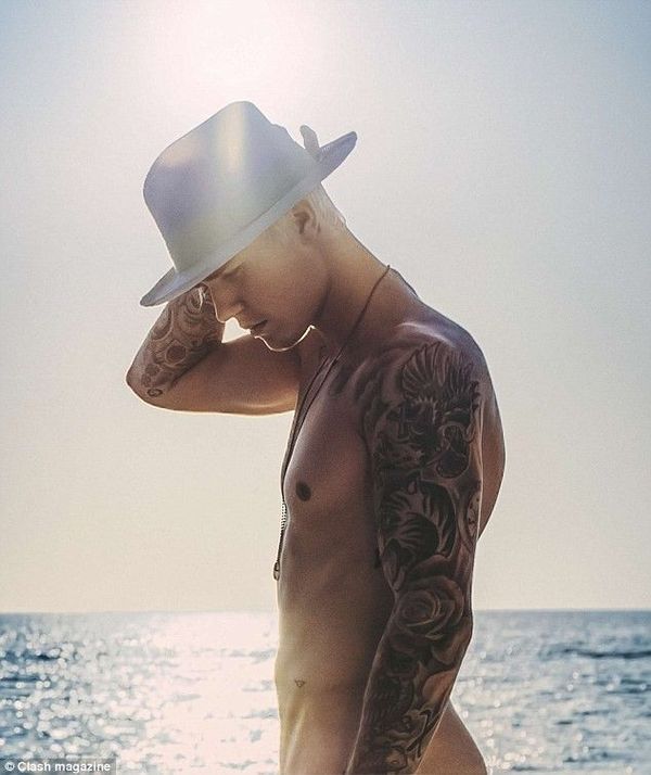 Justin Bieber trên trang bìa tạp chí Clash.